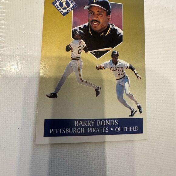 Barry Bonds Pittsburgh Pirates Trading Card ultra team 1/10 mint - Picture 1 of 3